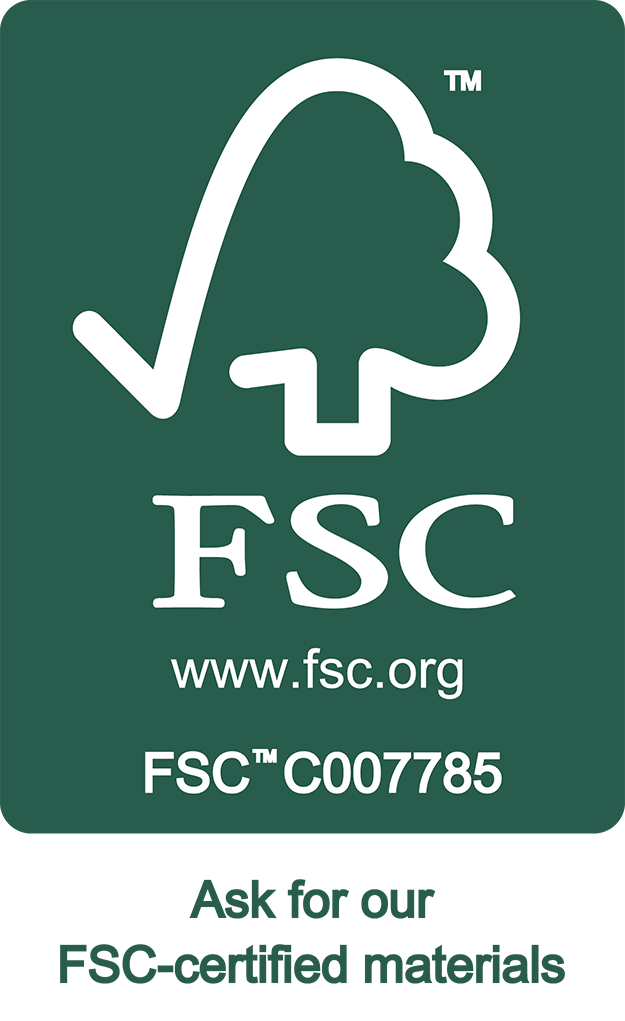 FSC C007785 LOGO portrait Green White